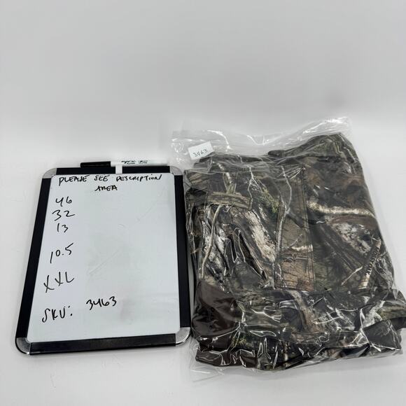 Mossy Oak Pants Mens XXL Camo Cargo Country DNA 6 Pocket Outdoor Hunting - Picture 9 of 9